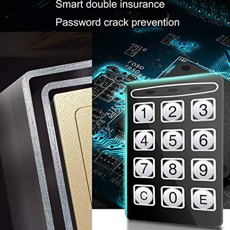 17e 0.17 Cubic Feet Home Office Hotel Small Key Electronic Security Safe Digital Mini Safe
