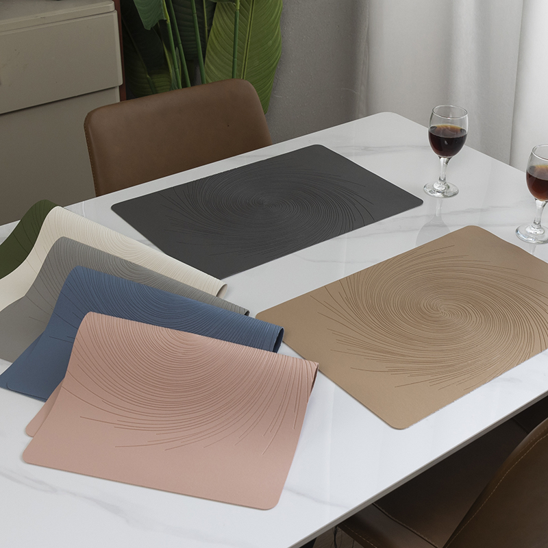 Wholesale Household Waterproof Wedding Placemat PVC Leather Luxury