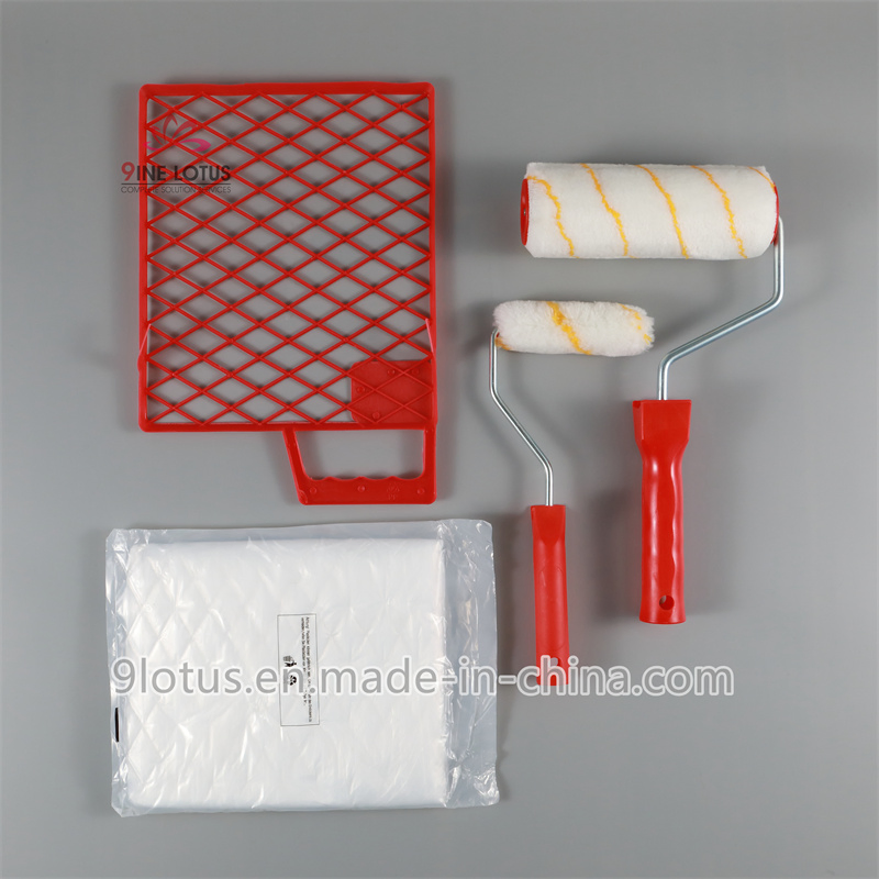 Decorative Multi-Functional Free Sample Extra Short Wide Paint Roller Brush