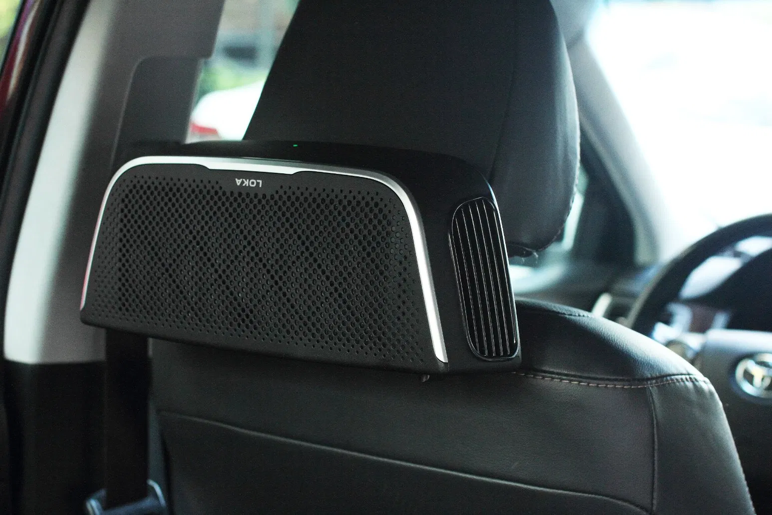 Portable 12V DC Vehicle Power Supply Car Air Purifier with HEPA Filter for Cars and Outdoor Hotel Use