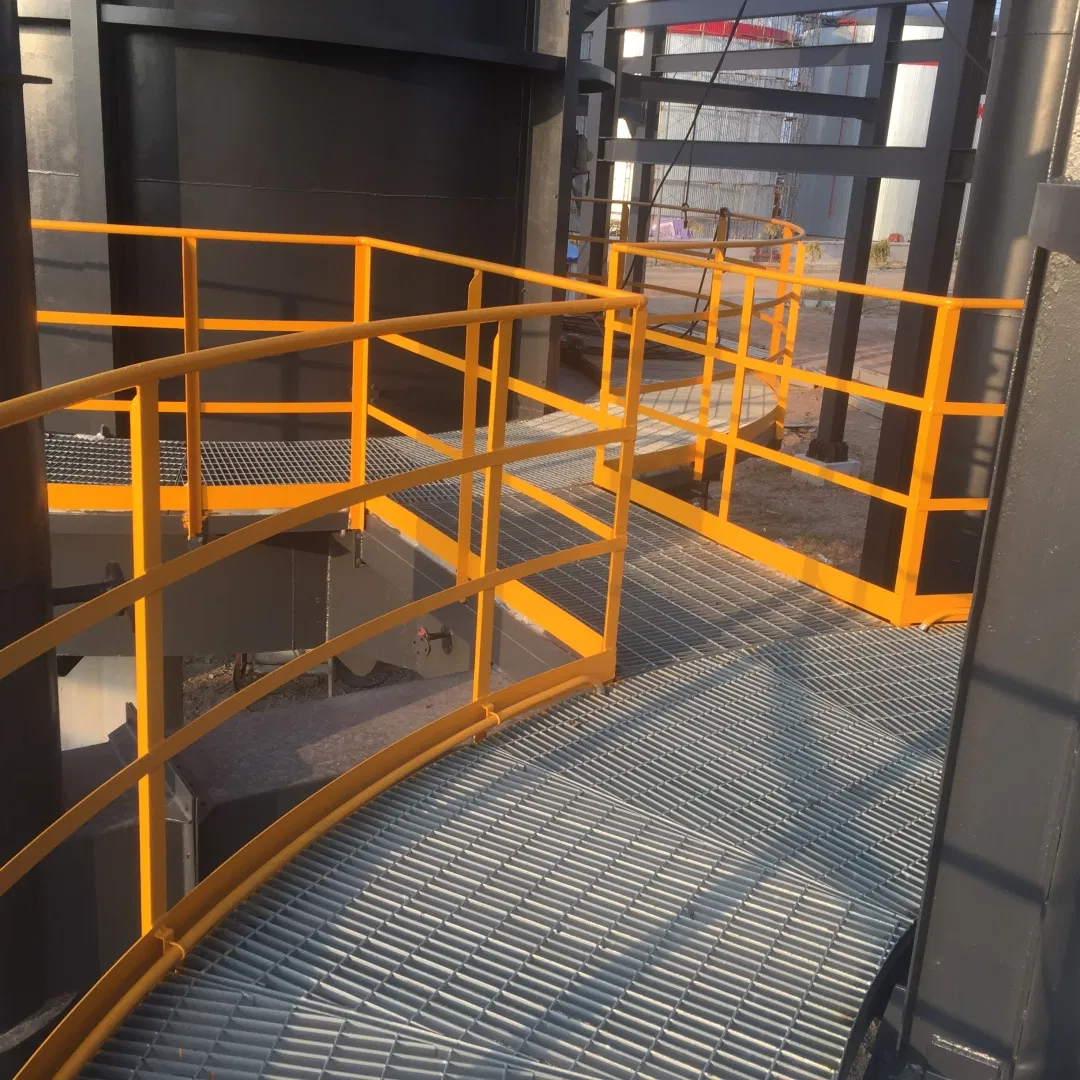 Durable Steel Walkways Floor Grating for Outdoor Stair Treads Platform