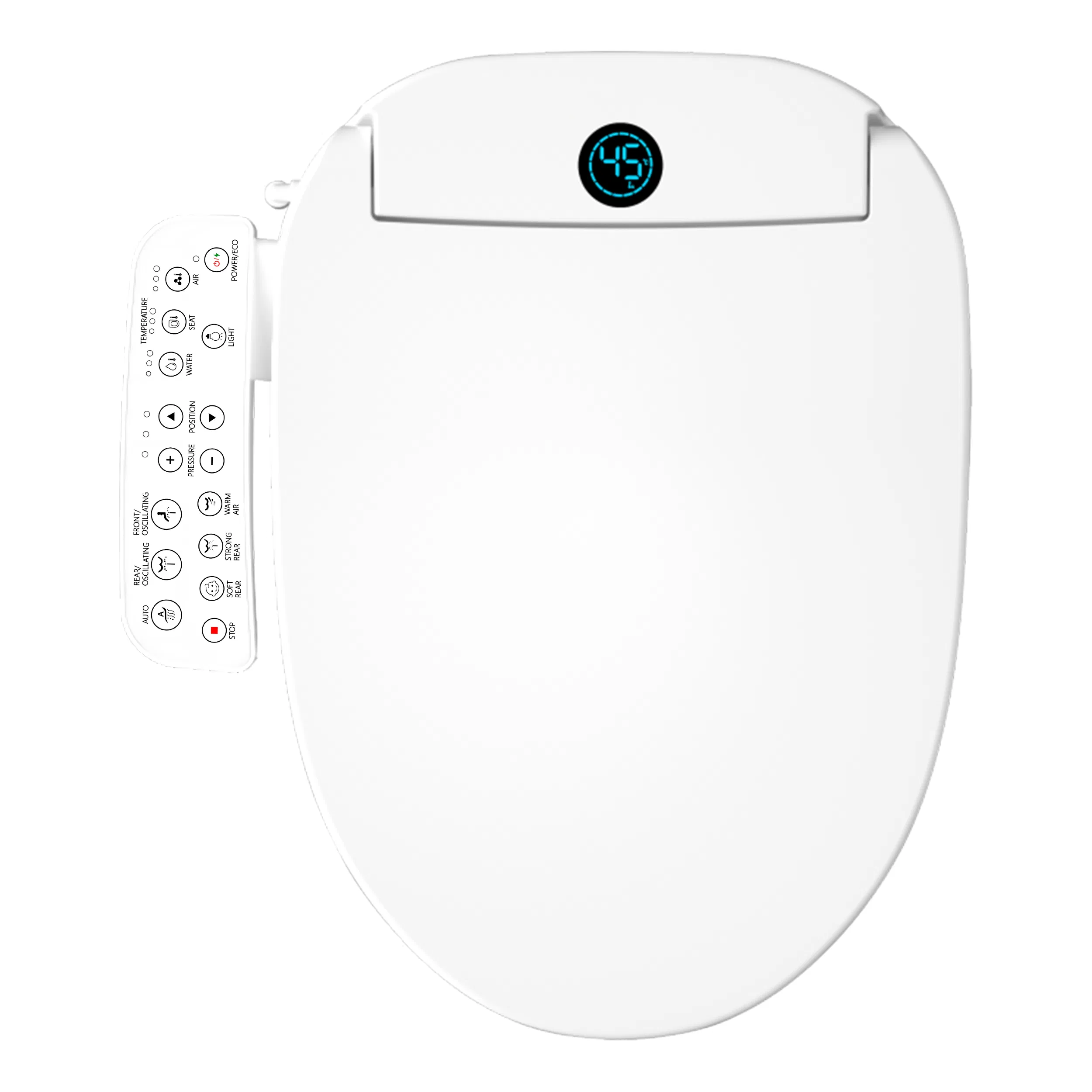 China New Top Style Bathroom Sanitary Ware Intelligent Smart Bidet Toilet Seat Cover for Hotel