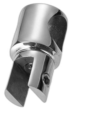 OEM Bathroom Fittings Accessories SUS304 Shower Rod Accessories Round Tube Pipe Fitting Bathroom Door Connector Glass Bracket Clamp