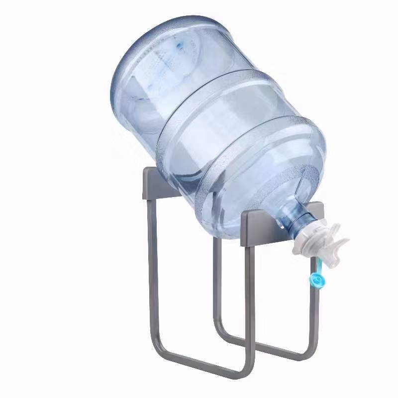 China Manufacturer Supplier Wholesales Iron Steel Metal Wire Desk Desktop Single 5 Gallon Water Bottle Rack with Faucet