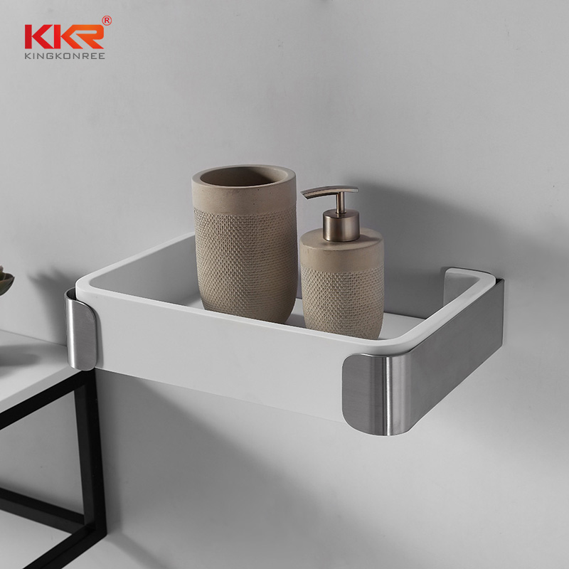 Modern Wall Mount Floating Shelves Towel Rack for Living Room Kitchen Room Bathroom