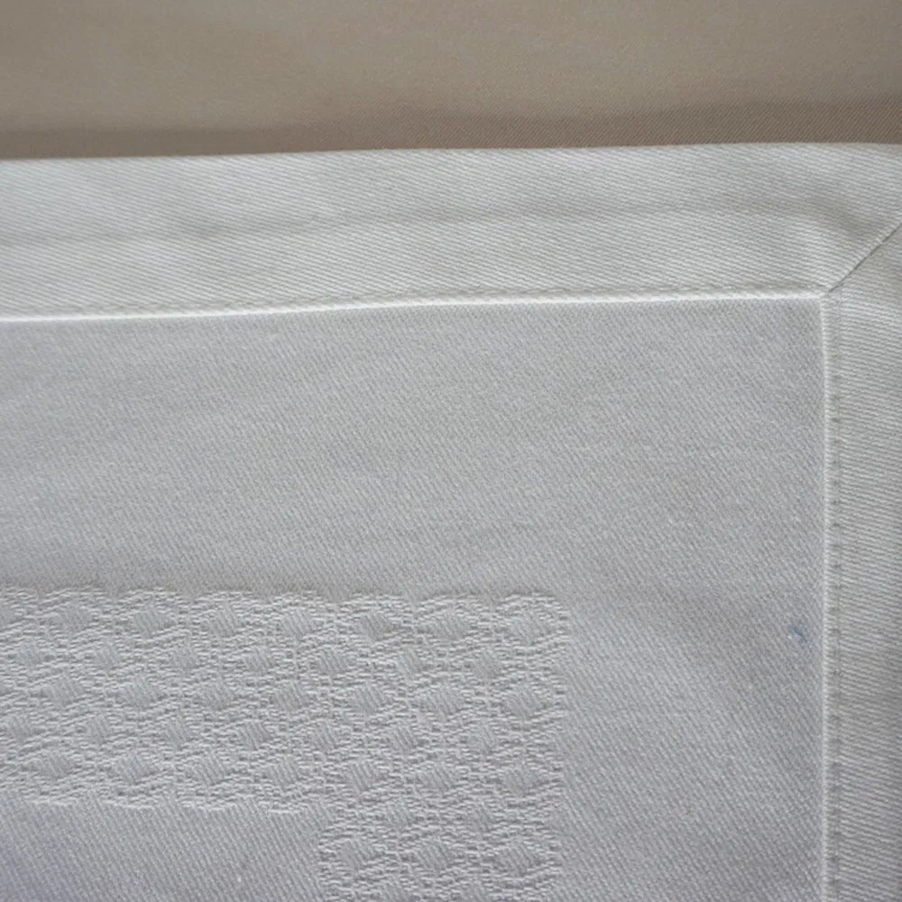 Free Samples Embroidered Napkins Custom Print Napkins Personalized Tablecloth White Cloth Tablecloth