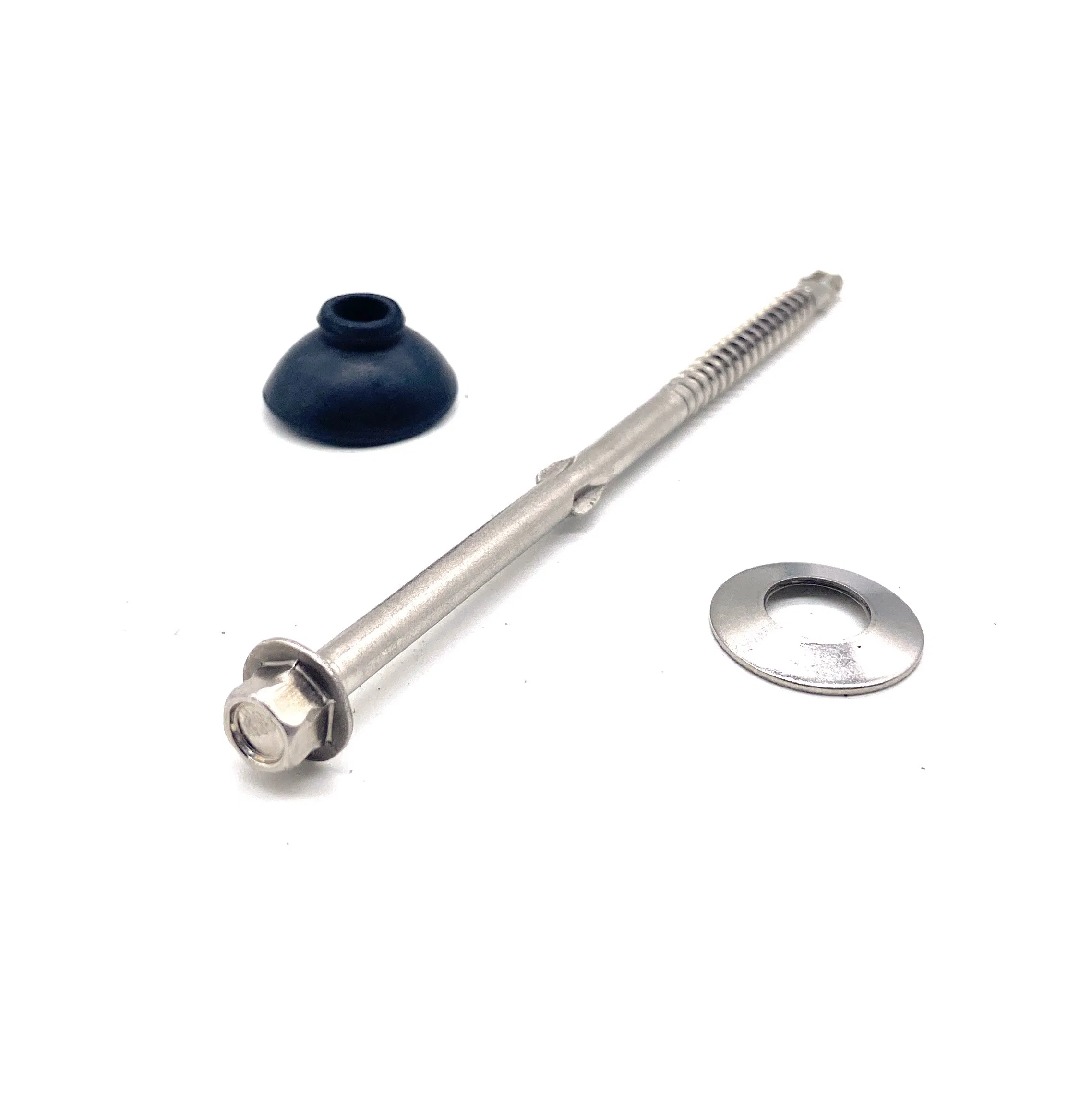 Non-Standard Custom Fasteners Stainless Steel 316+Steel 435 Roofing Bi-Metal Self-Drilling Screw