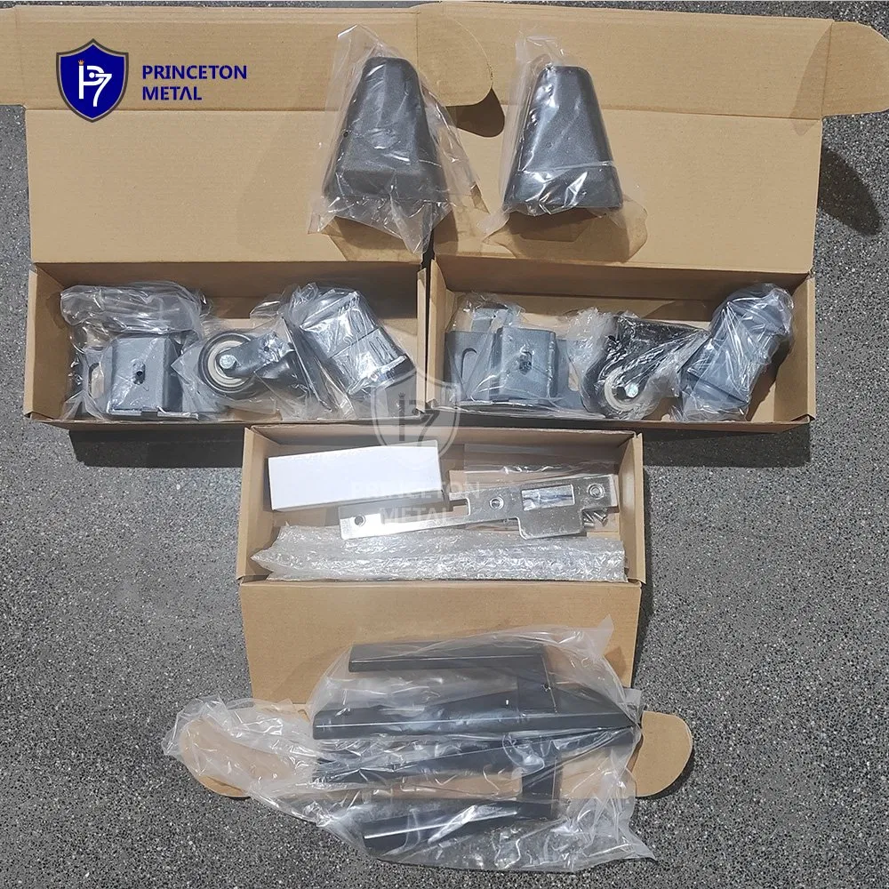 Modern Design Laser Cutting Aluminum Double Swing Gate Home Entrance Security Metal Residential Gate with Lock