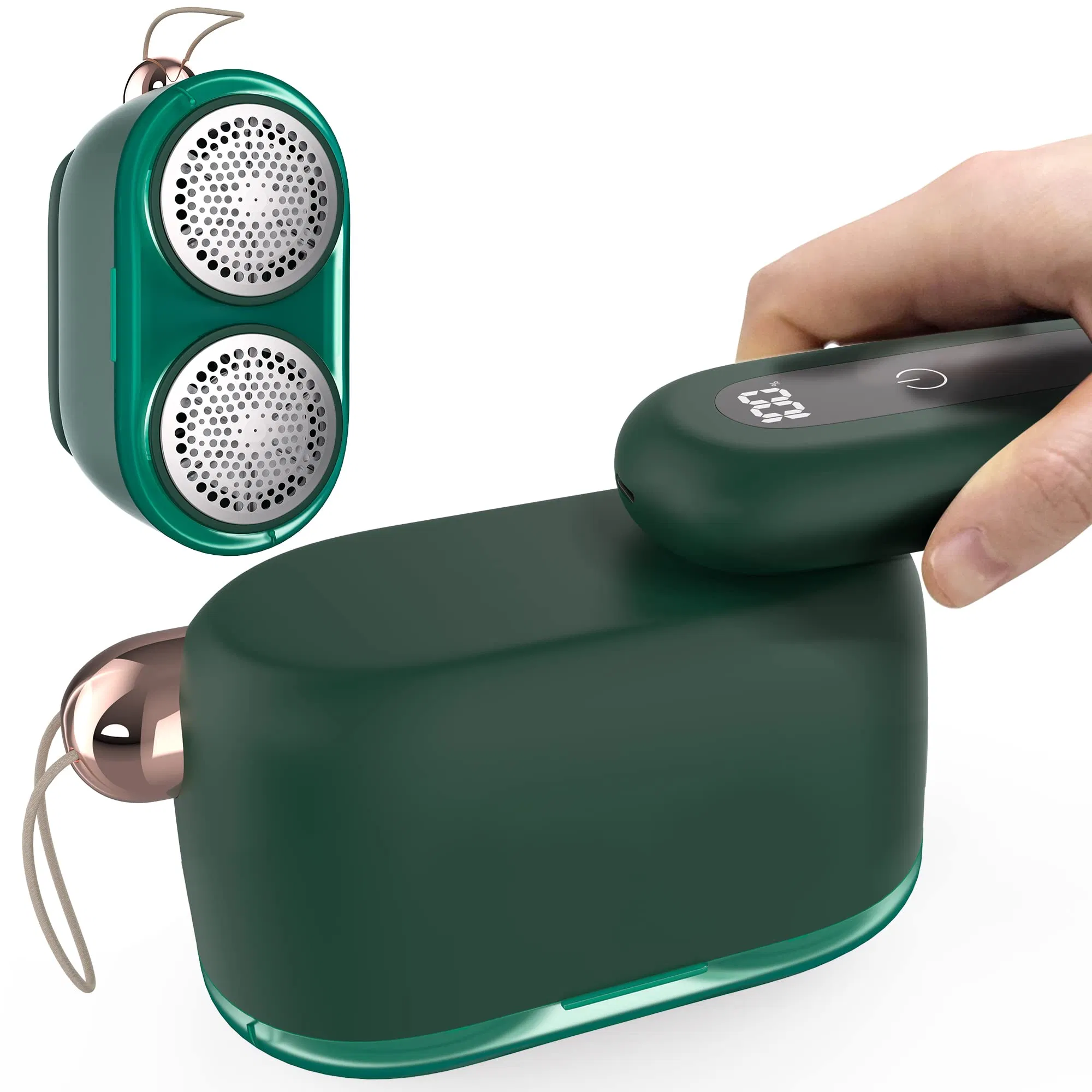Rechargeable LED-Digital-Display Sweater Pill Remover Remove Pilling Fabric Shaver Electric Lint Remover