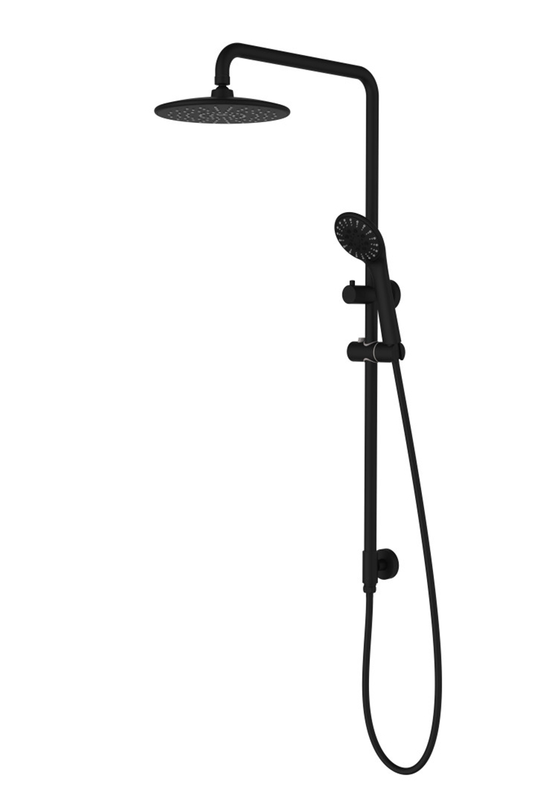 Matt Black Shower System Set Wall Mounted Shower Sets