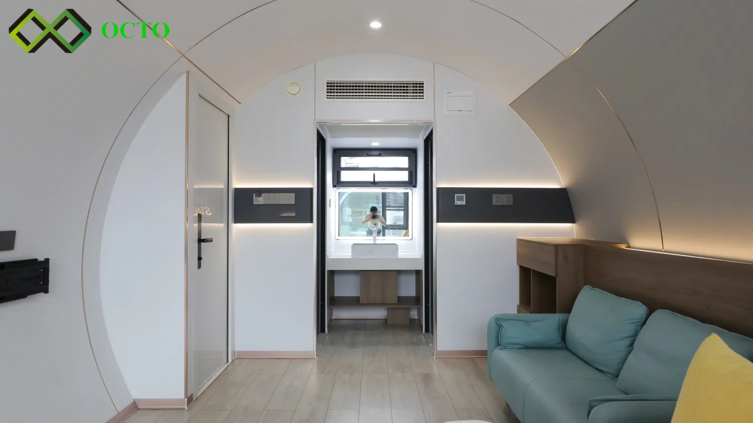 Prefabricated Space Capsule Tiny House Economic Prefabricated Living Movable Home