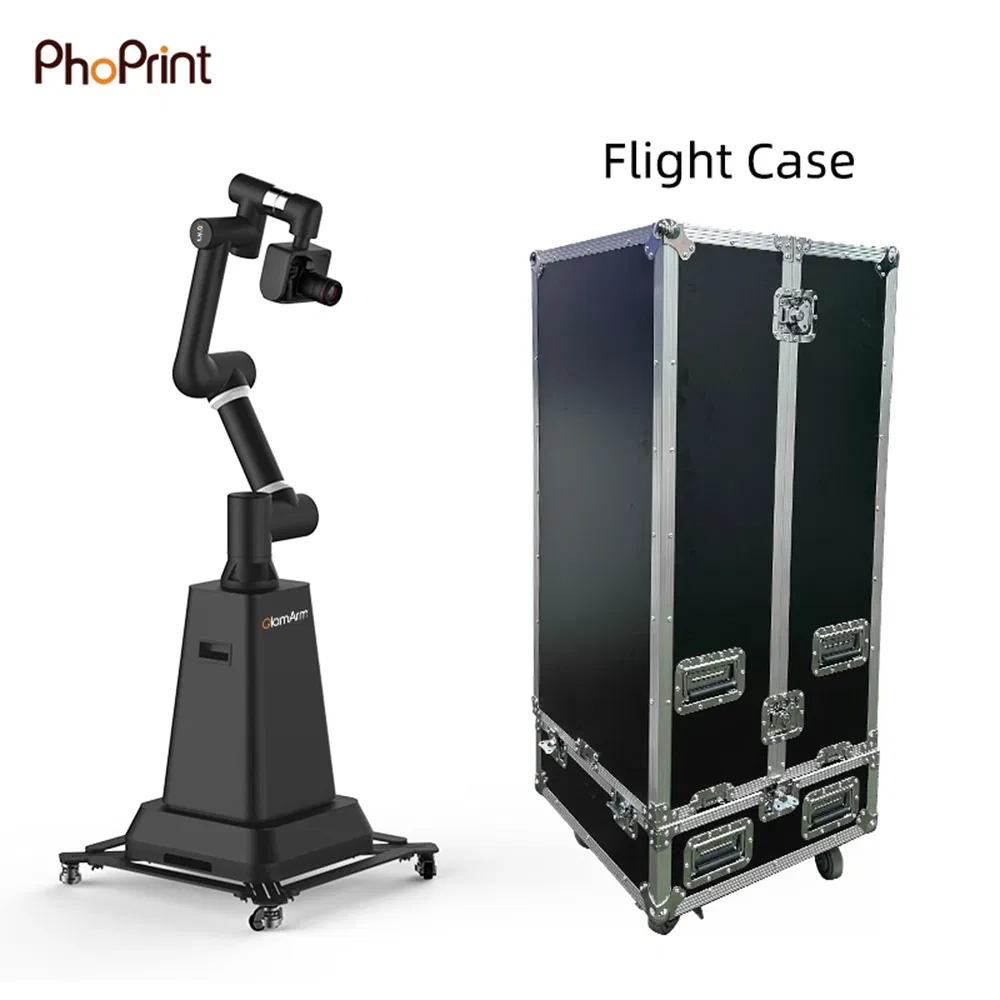 High-Tech Robotic Camera Arm for Stunning Event Photography Glambot Robotic Arm Camera Glambot Photo Booth