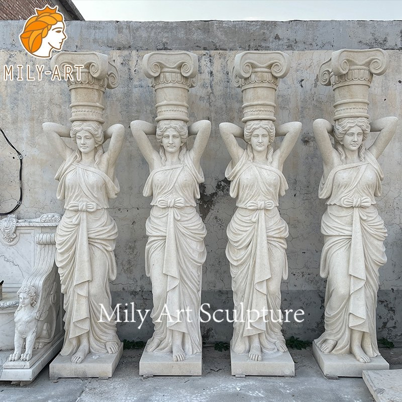 Custom High Quality Outdoor Home Decoration Marble Column
