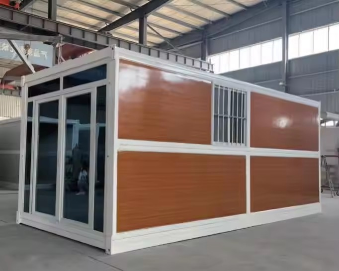 High Quality with Decoration Steel Structure Foldable Container House for Living