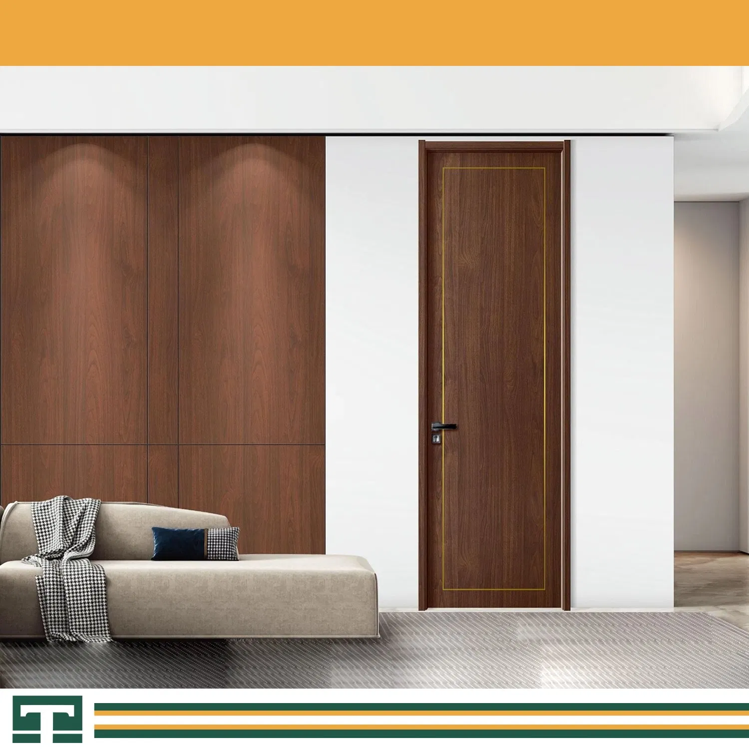 Custom Styles & Colors MDF PVC Wood Security Bedroom Bathroom Solid Fire Rated WPC Plain House HDF Wooden Interior Door
