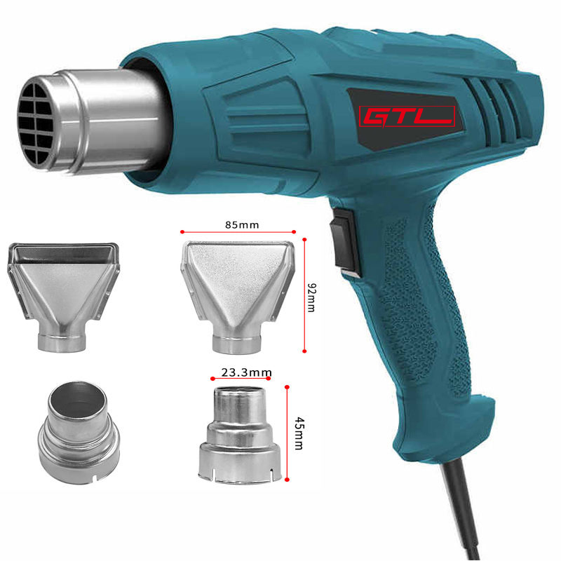 2000W Heat Air Gun Variable Temperature with Nozzle (HG034-EC)
