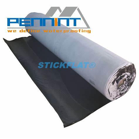 Cross Laminated HDPE Film Self Adhesive Bitumen Waterproof Membrane