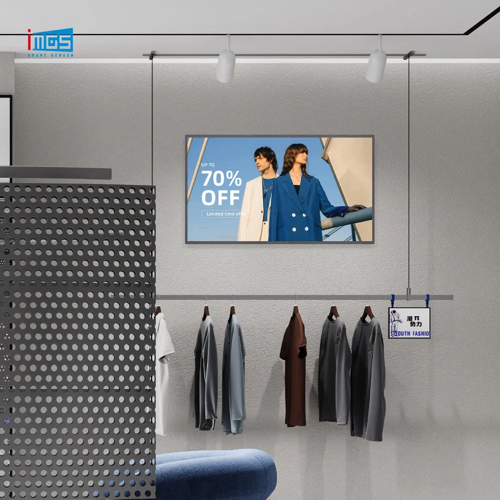 55-дюймовый LCD дисплей для рекламы с медиаплеером