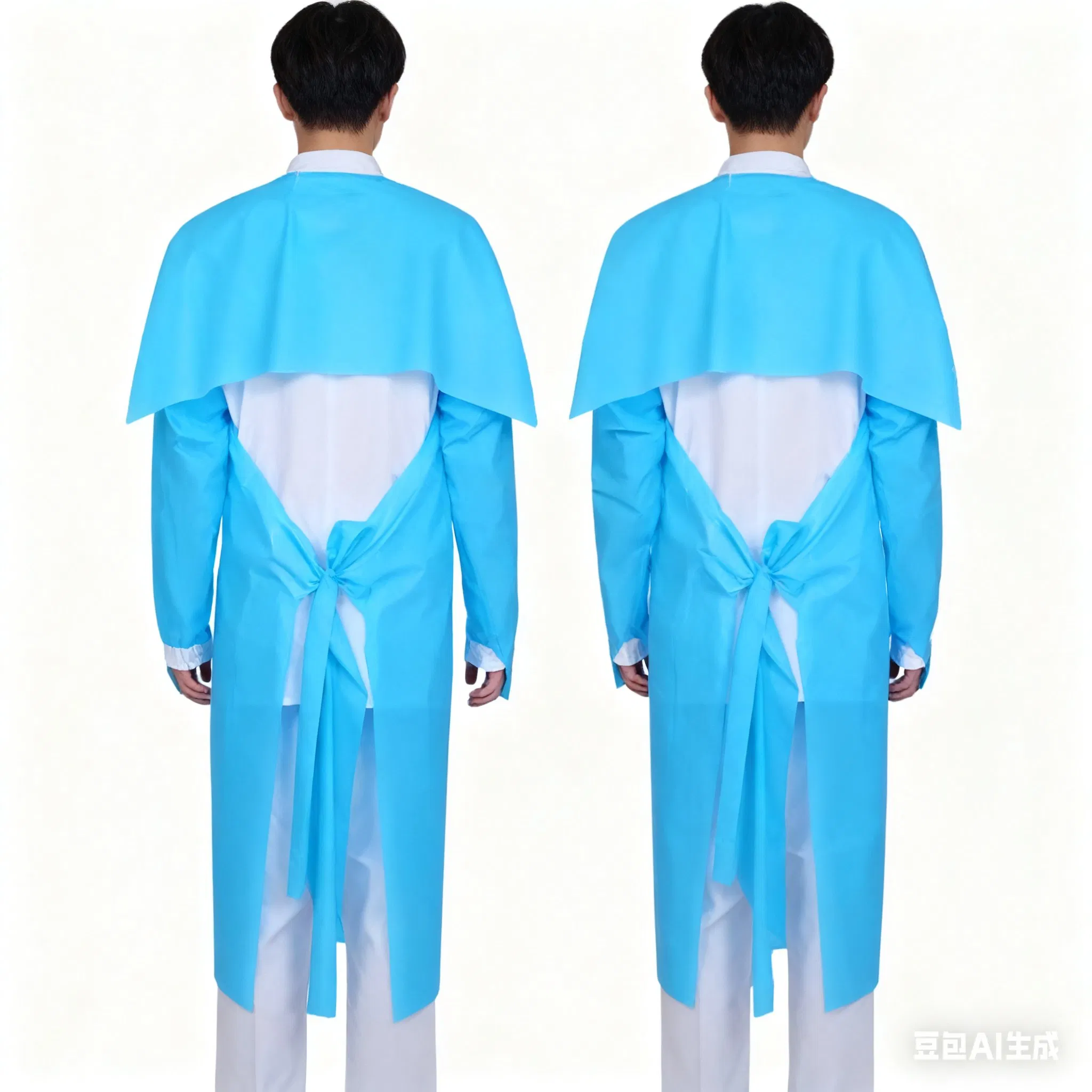 Disposable CPE Protection Gown with Thumb Loops Cooking Apron Factory Price