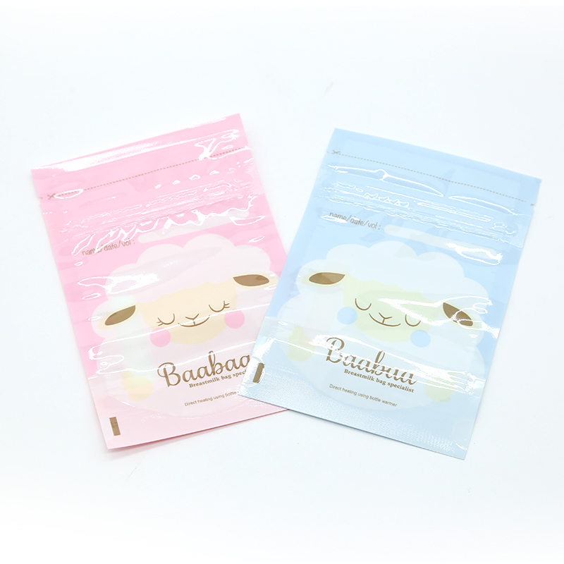 Stand up Breast Milk Storage Bags Pre-Sterilized and BPA Free Breast Milk Storage Pouch