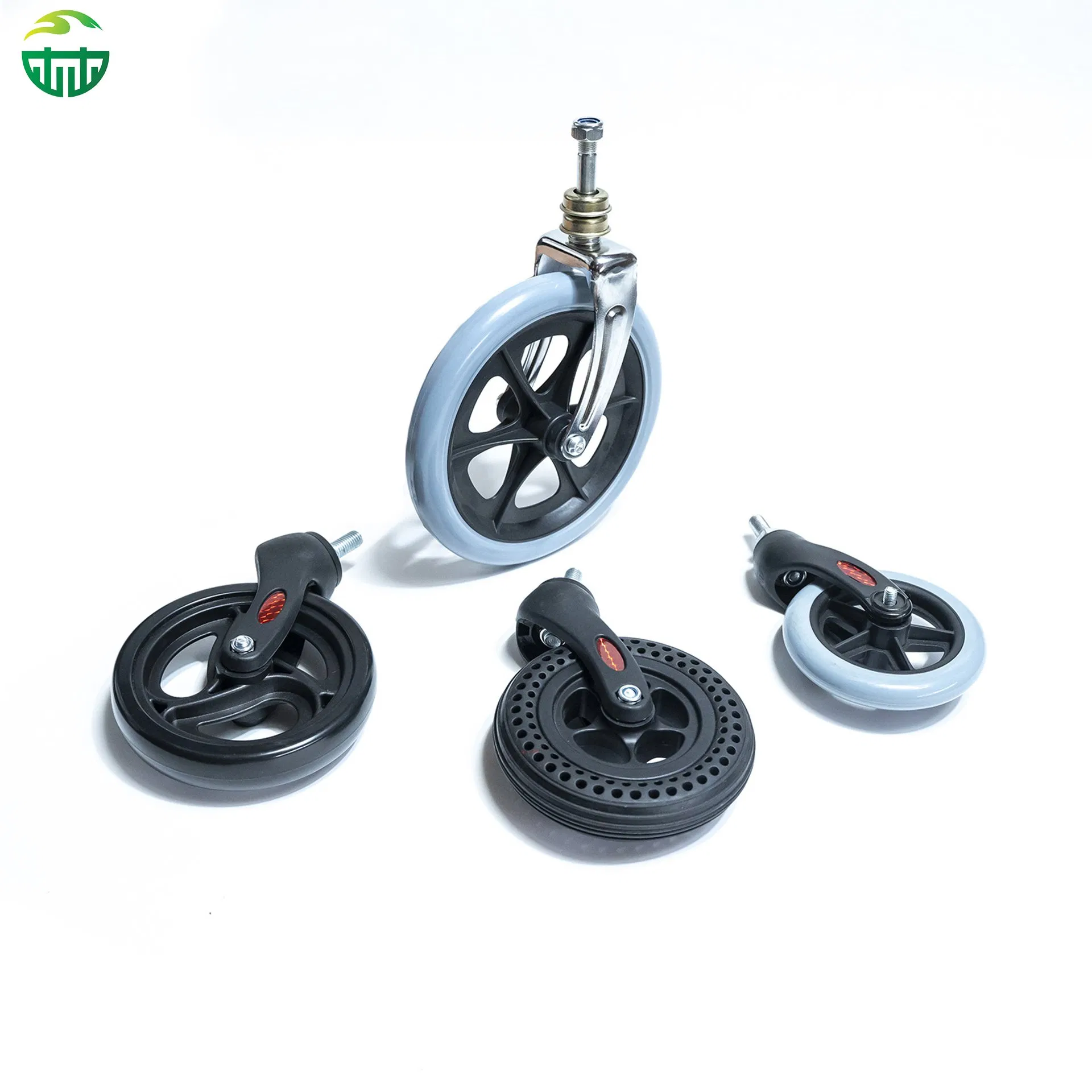 Wheelchair Caster Wheels – PP Front Casters 5/6/8/10 Inch Replacement Wheels