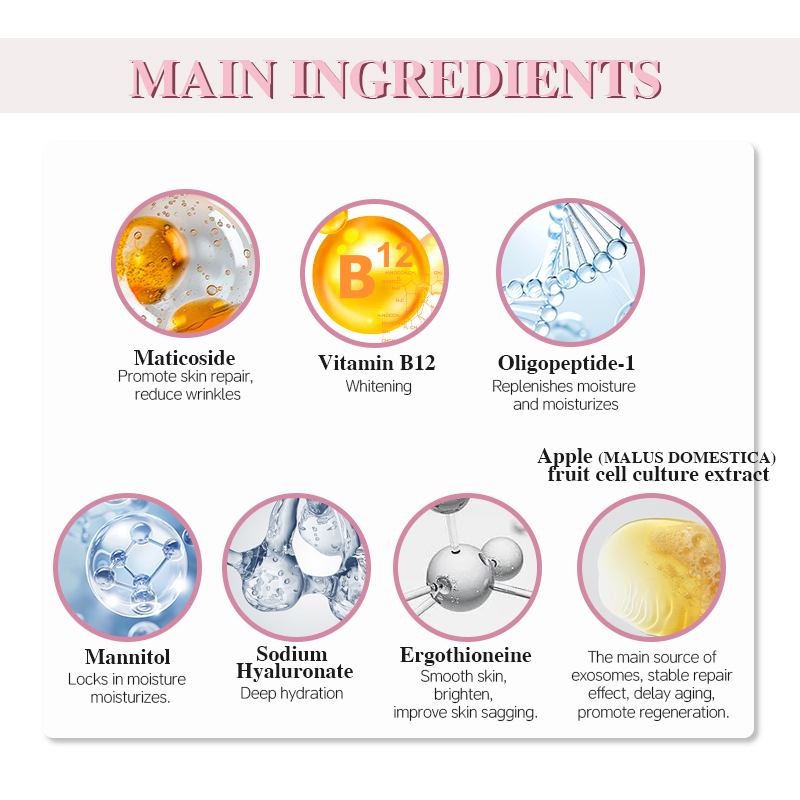 Microneedling Korean Serum Exosome Stem Cell Booster Mesotherapy EGF Revitalizing Micro Infusion Serum Apple Exosome Repair Ampoule