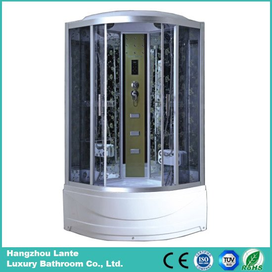 CE Sliding Door 5mm Tempered Glass Multifunction Steam Shower Room with 3kw Steam Generator (LTS-602)