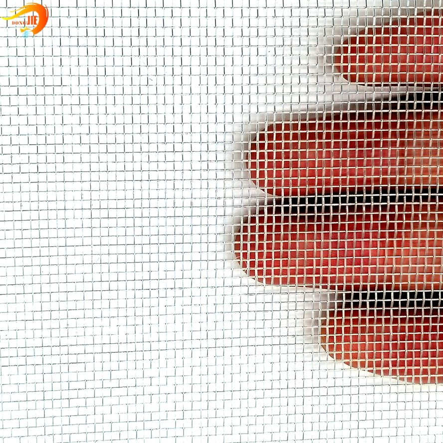 Plastic Coated Window Door Aluminum Galvanized Insect Window Screen