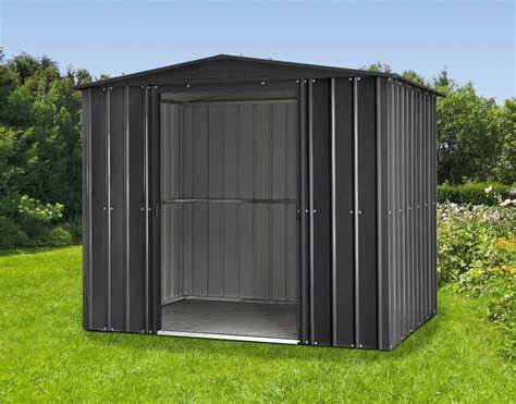Anthracite Outdoor Garden Yard Galvanized Square Qingdao Kxd Steel Garden Tool Shed