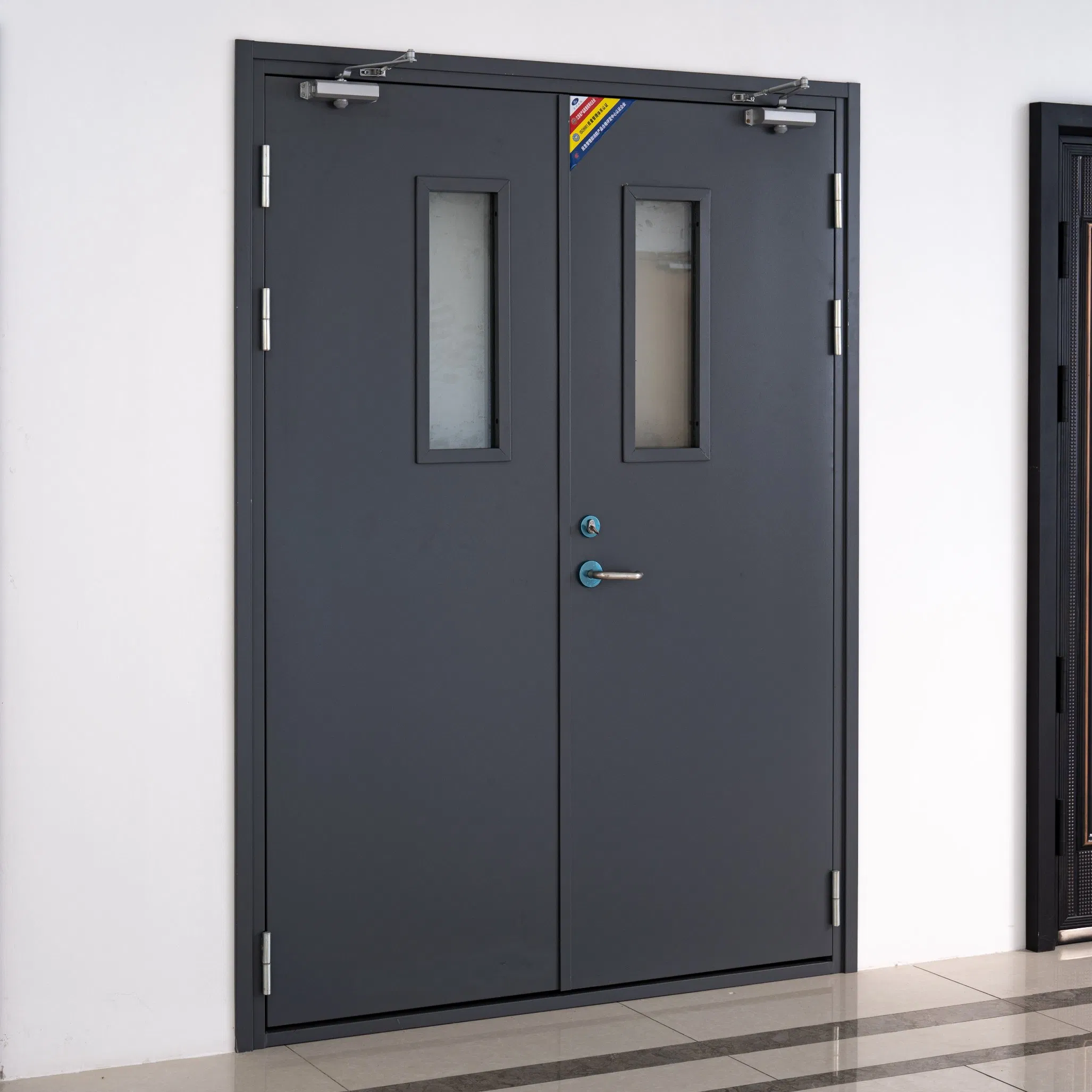 New Product Corrosion-Resistant Steel Fire Door for Building Fire Separation