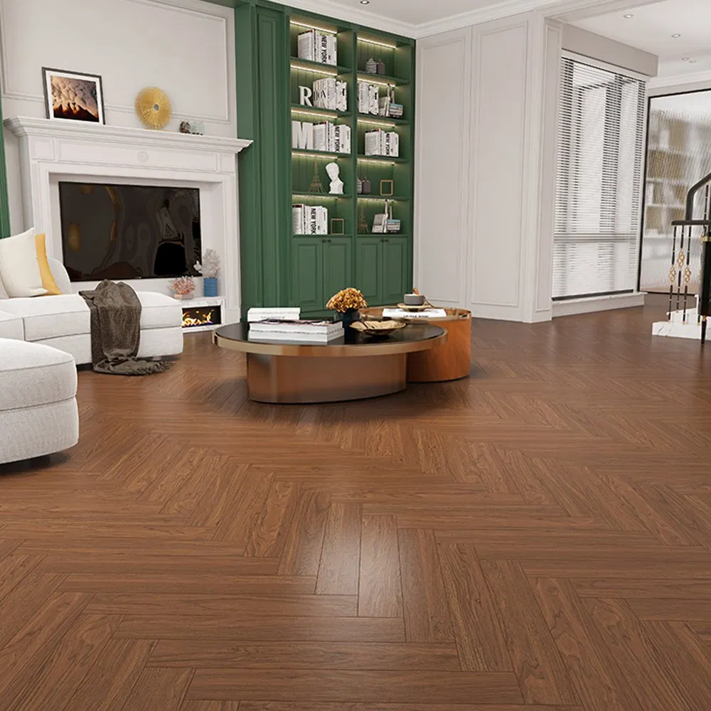 Виниловый пол SPC «Ёлочка» для офиса и ресторана