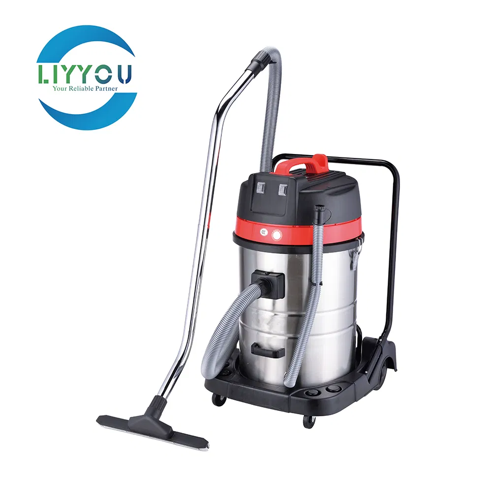 Commercial 80L Stainless Tank Wet and Dry Vacuum Cleaner with Tilt