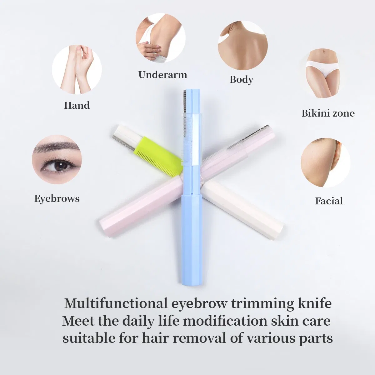 Precision Brow Shaper Tool for Effortless Facial Hair Removal