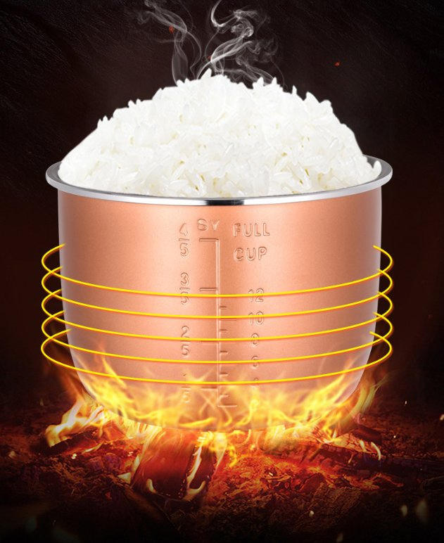 Bm 5L Multifunction Electric Pressure Cooker Stainless Steel Household Rice Cooker