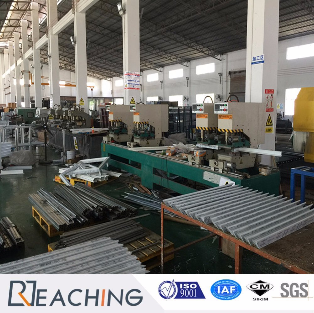 Two Sash Opening Door Building Materials UPVC Profile Hinged Door