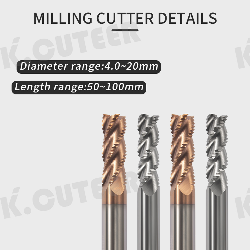 High-Precision CNC Tungsten Steel Alloy End Mill Tool