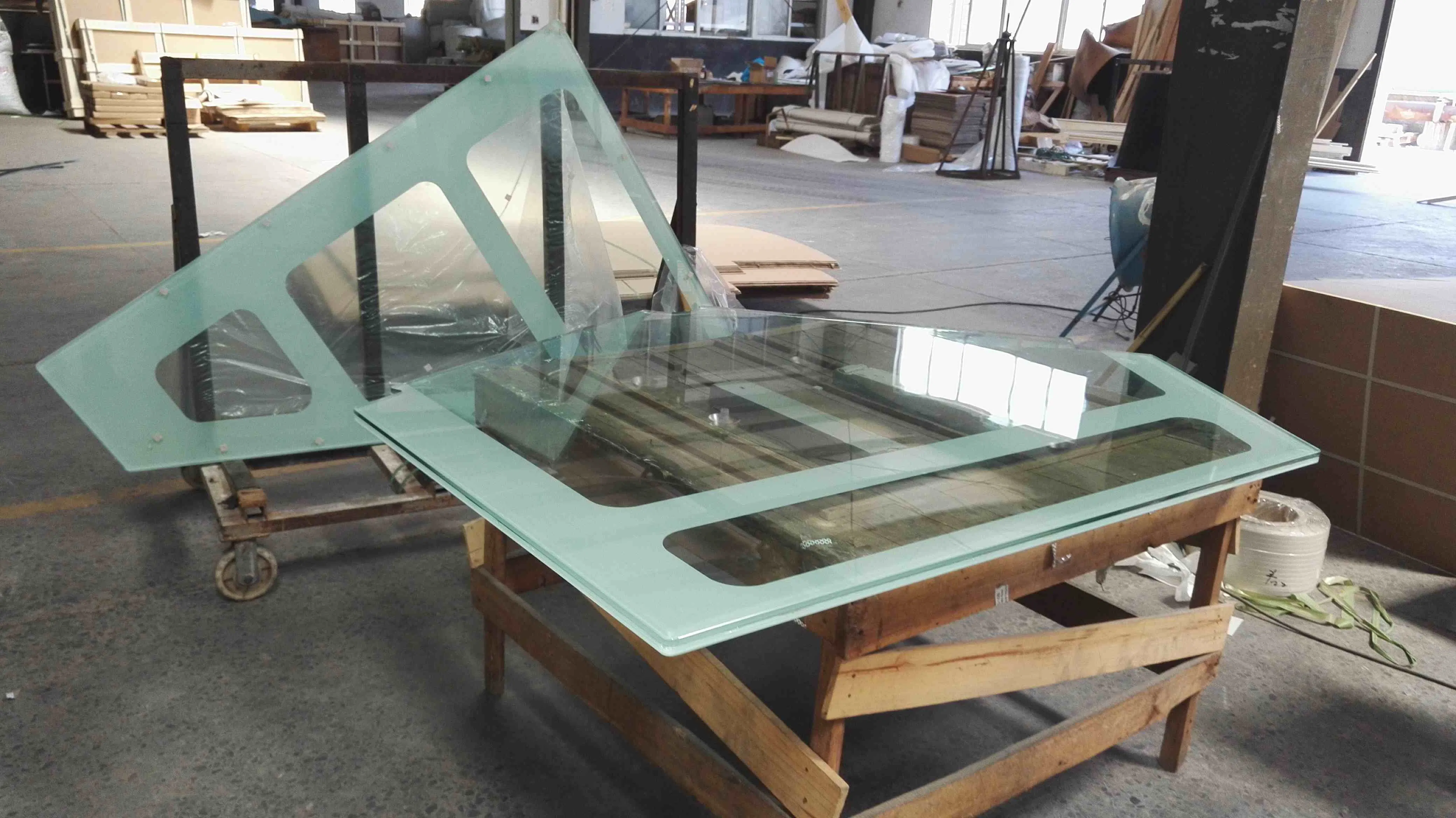 Tempered Laminated Colorful Enameled Glass