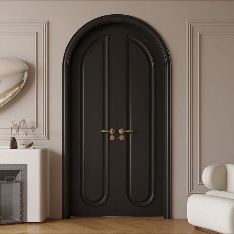 High-Quality MDF Flush Solid Core Acoustic Soundproof Door for Hotels, Apartments, Villas Renovation Composite Paint Door PVC Paint Door Wooden Door