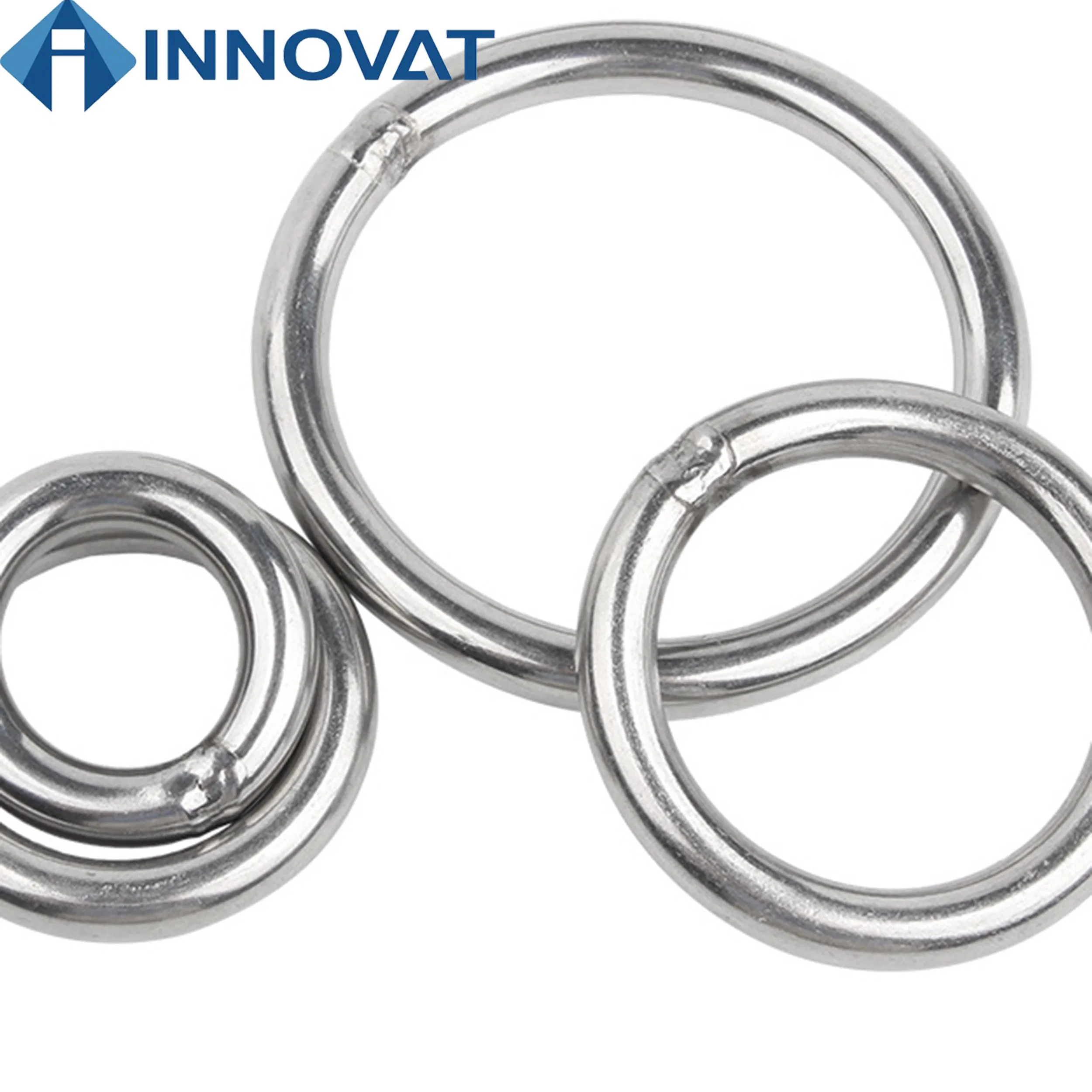 Inventory 4X40mm Round Type Stainless Steel Lacing Ring for Removable Thermal Insulation