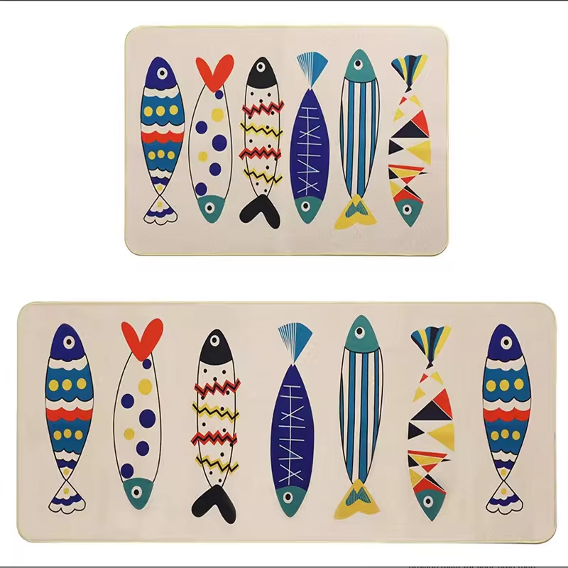 Best-Selling Thick Long Strip Silica Mud Floor Mat Custom Packing Modern Rectangle Kitchen Mat