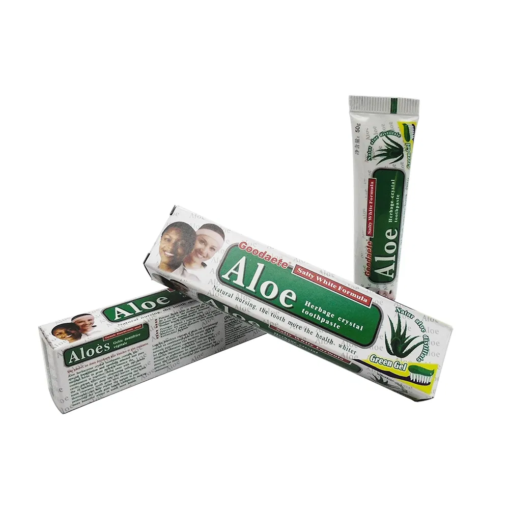 Goodaete 105g Nature Aloe Whitening Formula Inflammation Prevention Herbage Crystal Toothpaste