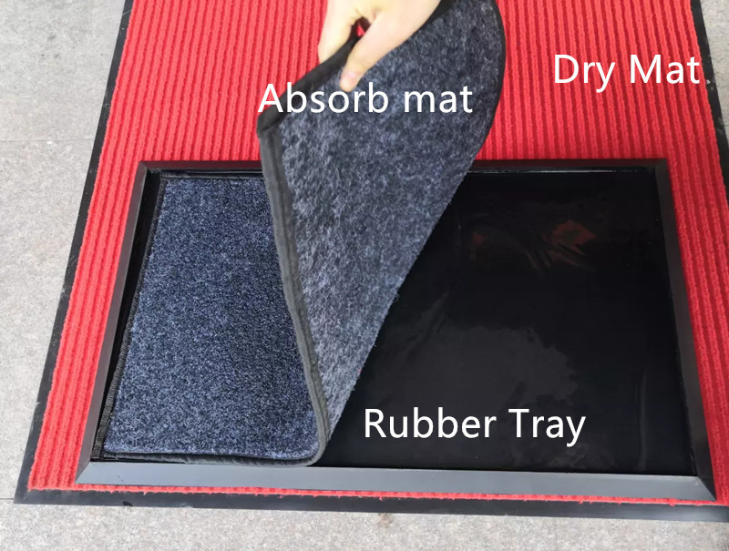 Wholesale Custom Design Printed Door Mat PVC/Rubber Material Kitchen