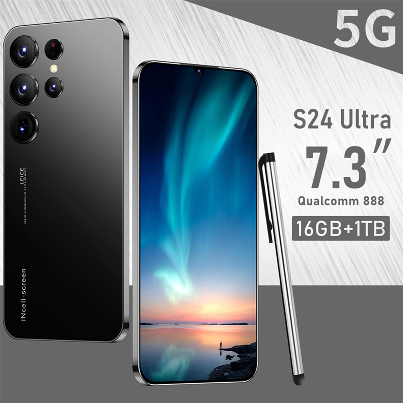 S24ultra Titanium Edition 16GB+1tb 200MP Camera 5g Fast Charging Dual SIM Cellphone