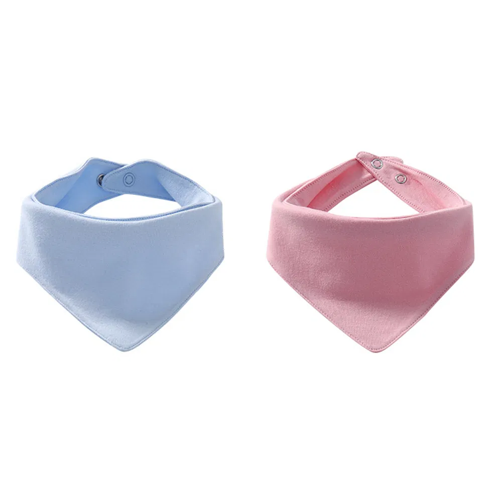Custom Infant Baby 100% Cotton Super Absorbent Bibs Newborn Kids Bandana