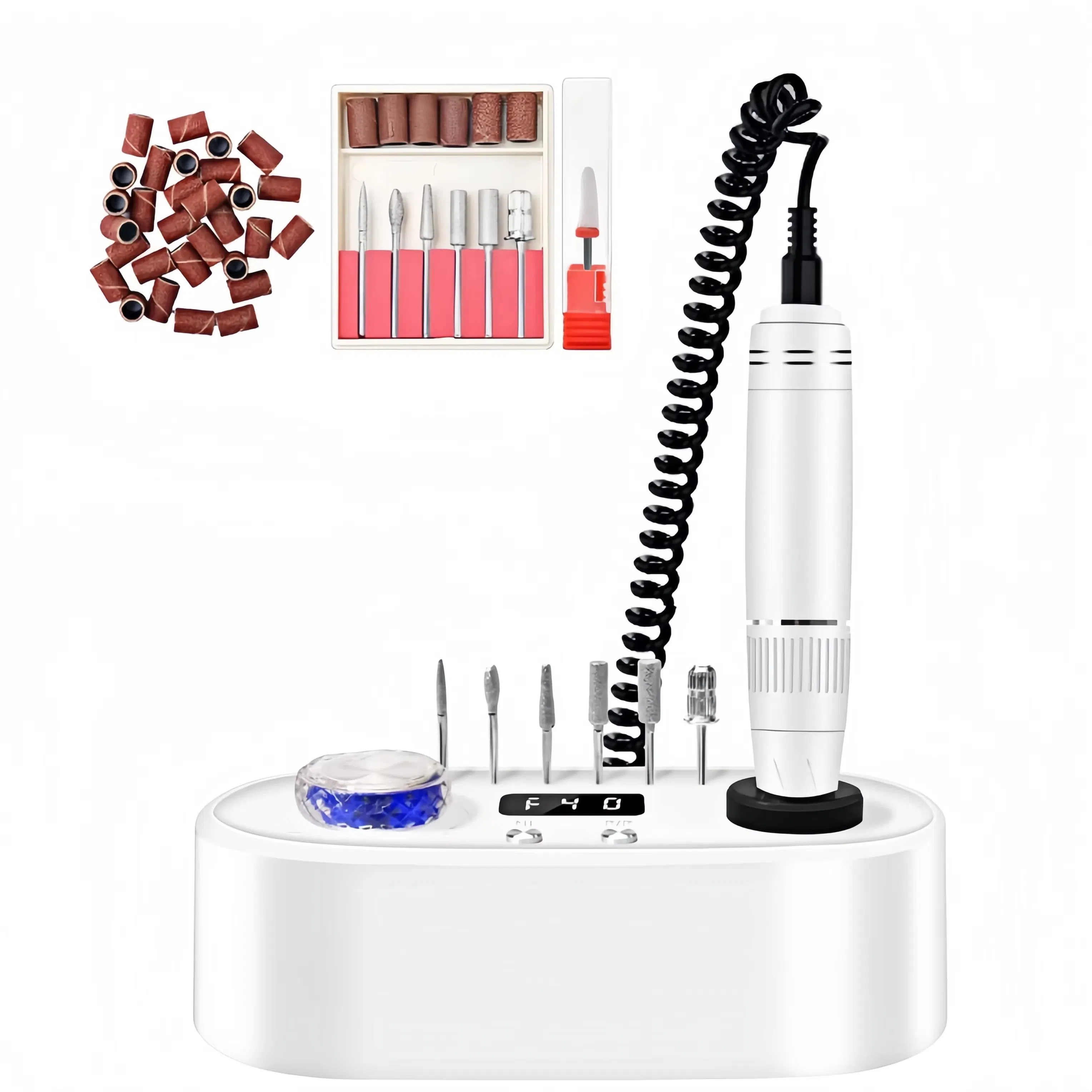 40000rpm New Portable Stainless Steel Nail Polish Machine E File