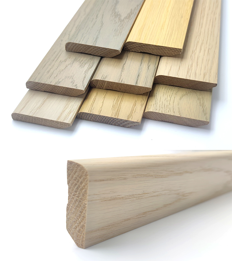 Elegant Wooden Wall Skirting Board for Stylish Home Interiors