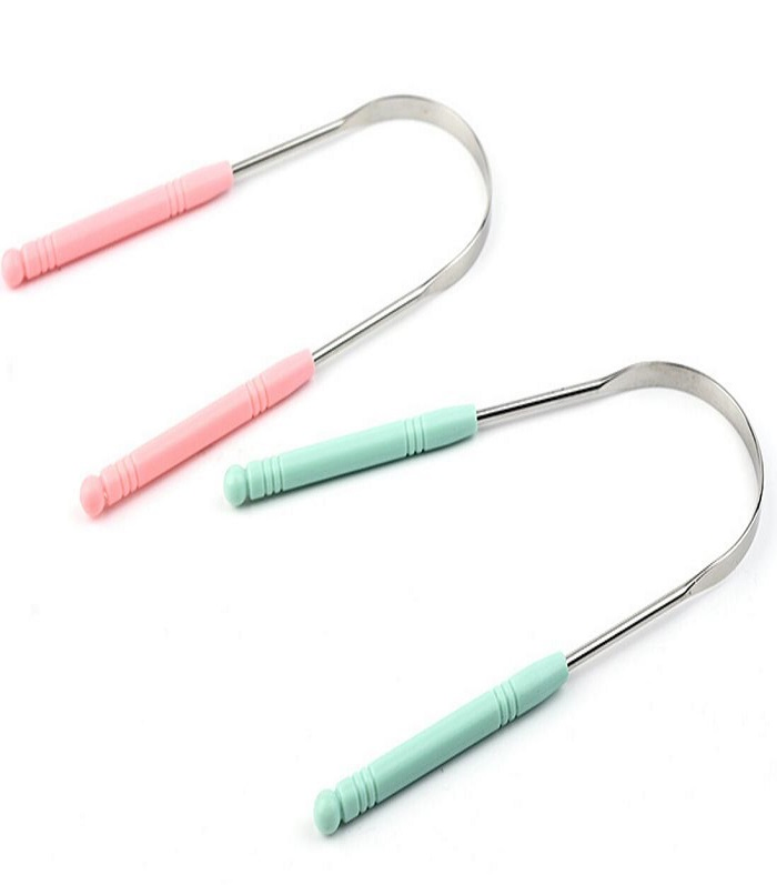 Tongue Cleaners Reduce Bad Breath Oral Hygiene Care Tool Tongue Scraper