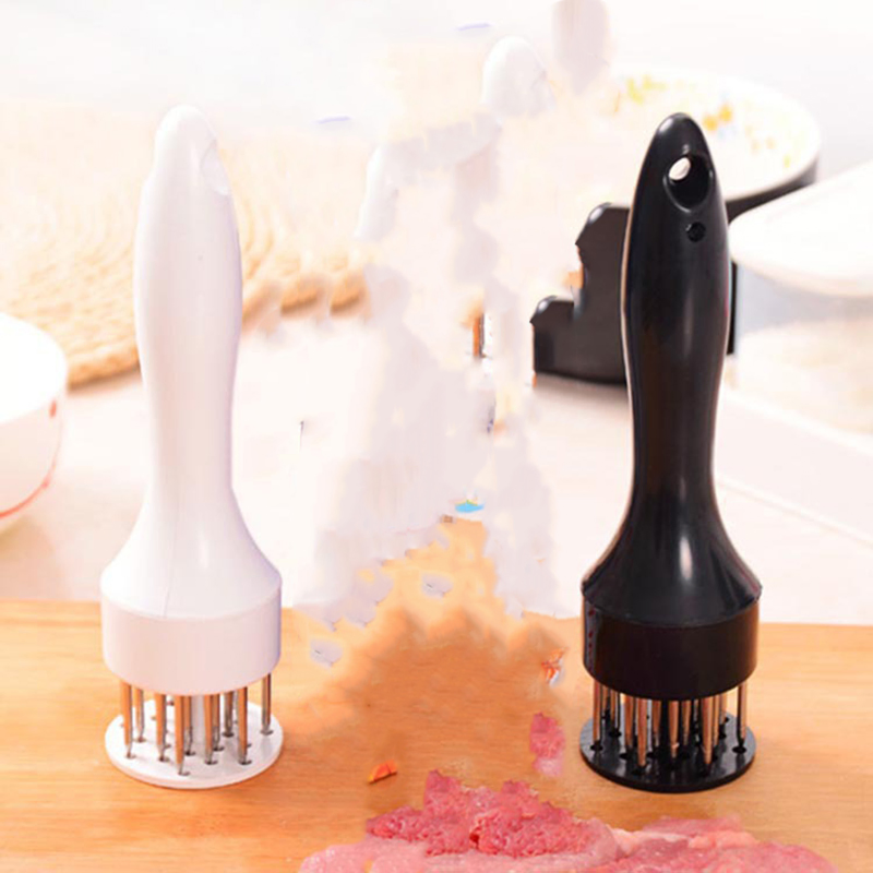 Popular Stainless Steel Steak Hammer Loose Meat Needle Tie Hole Tendon Breaker