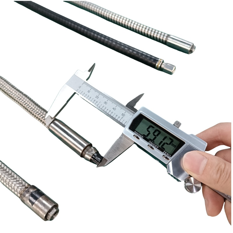 Extension Shaft Sander Attachment Shaft for Tube Grinding Pipe Sanding Power Tools