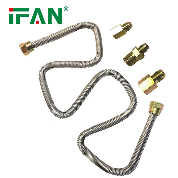 Ifan 304 Stainless Steel Plastic Gas Pipe Gas Stainless Steel Corrugated Pipe